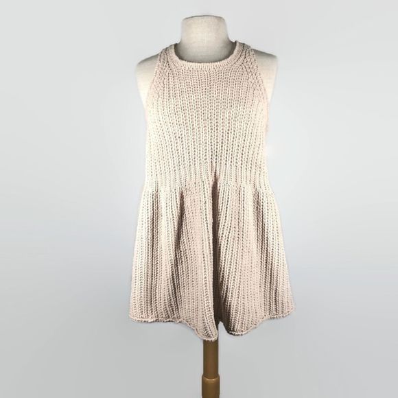 POL Tops - POL Chunky Fitted Top Flowy Bottom Zipper Tank